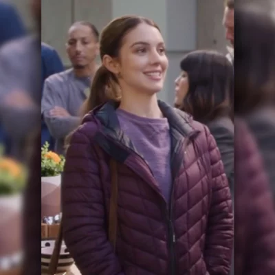 Grey's Anatomy S21 Adelaide Kane Puffer Coat