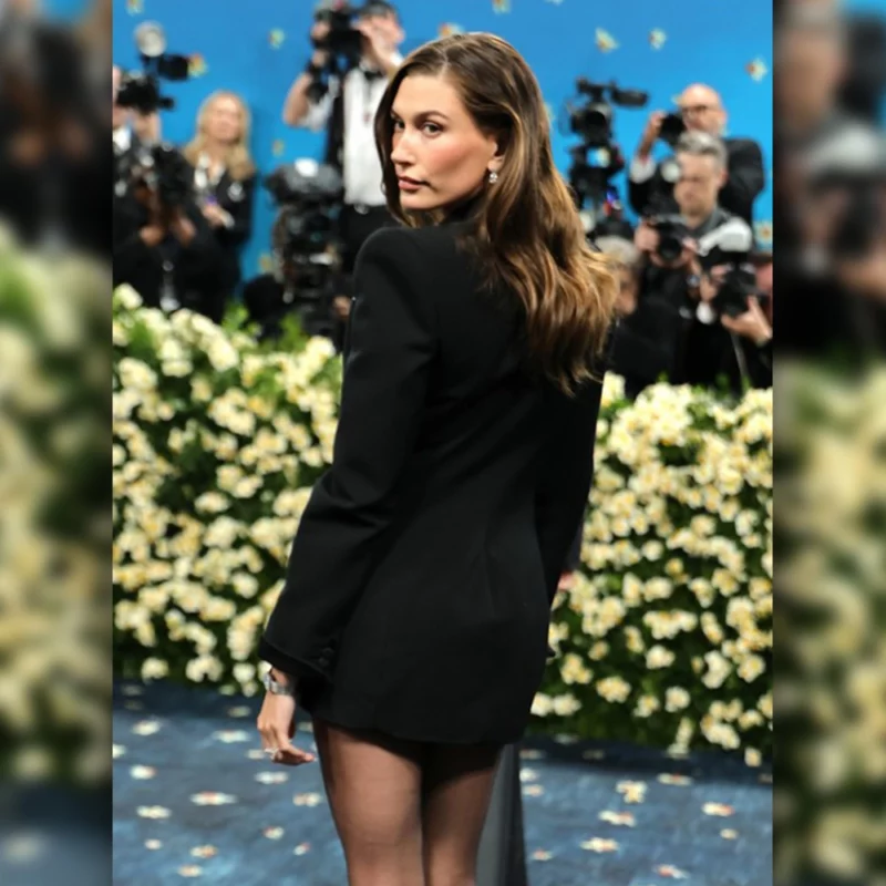 Hailey Bieber Met Gala Black Blazer