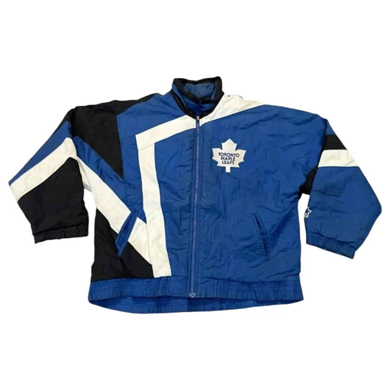 Hailey Bieber Vinatge Toronto Maple Leafs Jacket