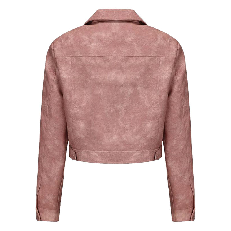 Hana Gibson FBI Most Wanted S06 Pink Suede Jacket