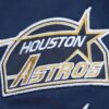Houston Astros Vintage Bomber Blue Satin Jacket