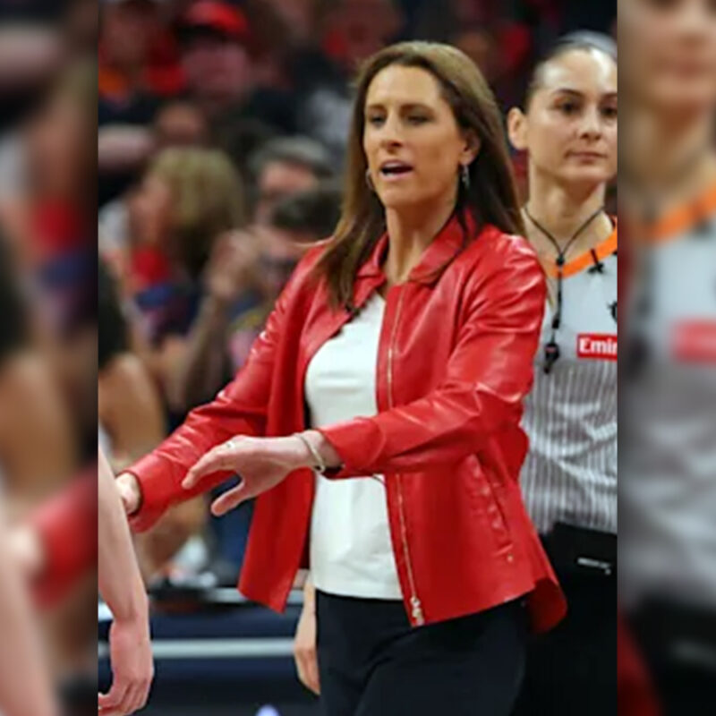 Indiana Fever Coach Stephanie Red Jacket
