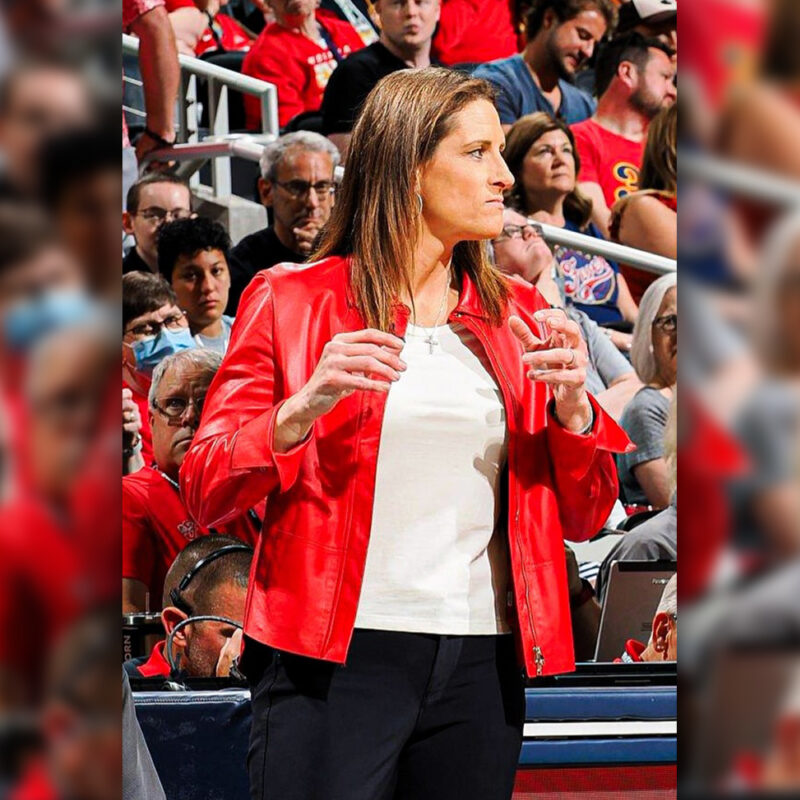 Indiana Fever Coach Stephanie White Red Jacket