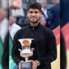 Italian Open 2025 Carlos Alcaraz Black Jacket