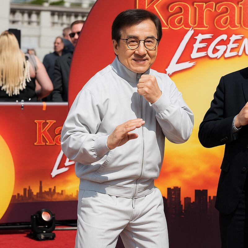 Karate Kid Legends Jackie Photocall Jacket