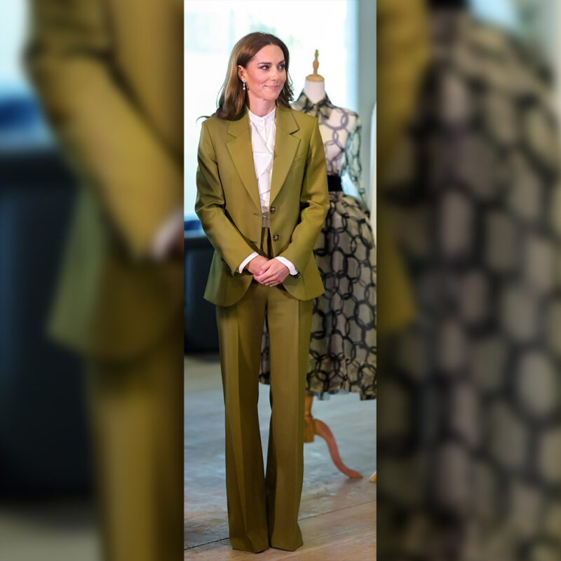 Kate Middleton British Council Green Suit