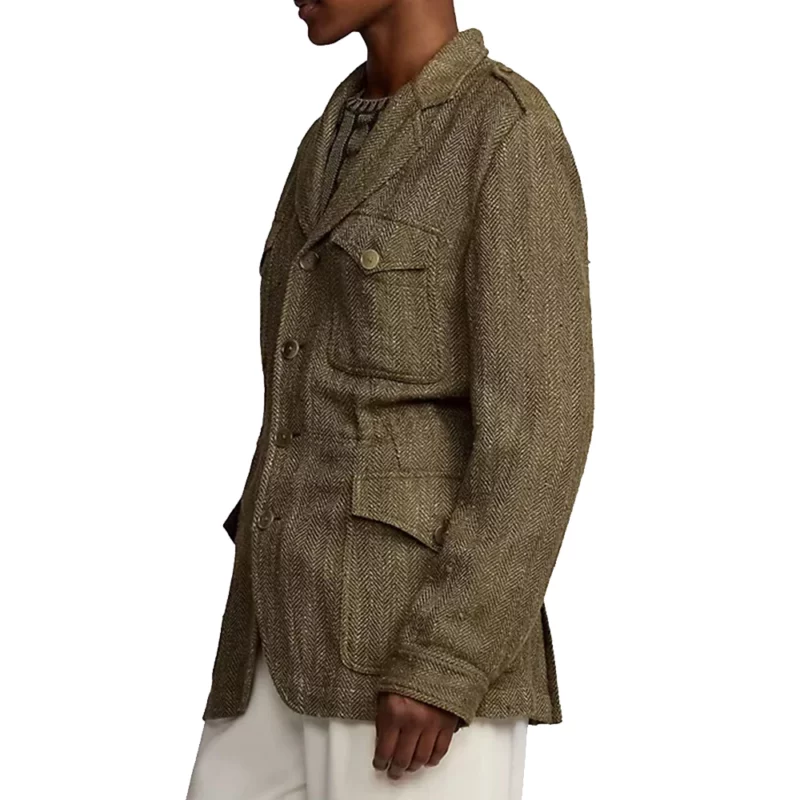Kate Middleton Forest Walk in Scotland Tweed Blazer