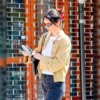 KendallJenner NYC 2025 Suede Jacket