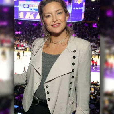 Lakers Game Kate Hudson Jacket