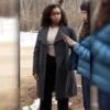 Law and Order SVU S26 AimÃ© Donna Kelly Coat