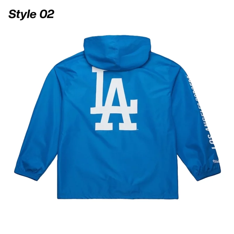 Los Angeles Dodgers Hooded Coaches Blue Jacket