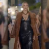 Mayci Neeley The Secret Lives of Mormon Wives Leather Coat