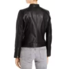 NCIS S22 Rebecca De Mornay Carla Marino Black Leather Jacket