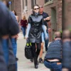 NYC Selena Gomez Black Leather Waistcoat