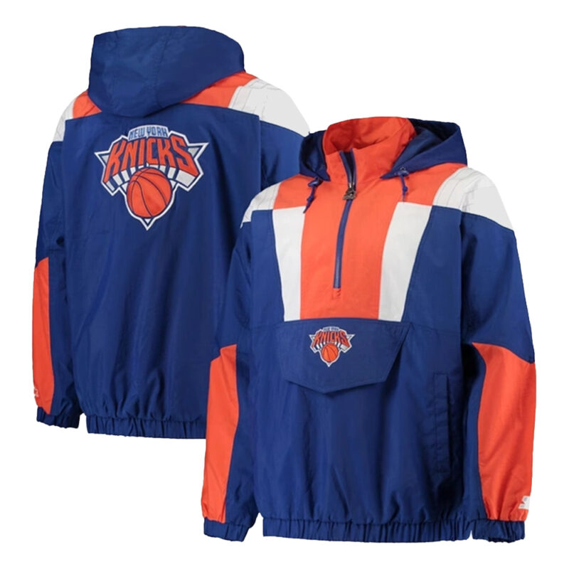 NewYork Knicks Charger Half-Zipper Jacket