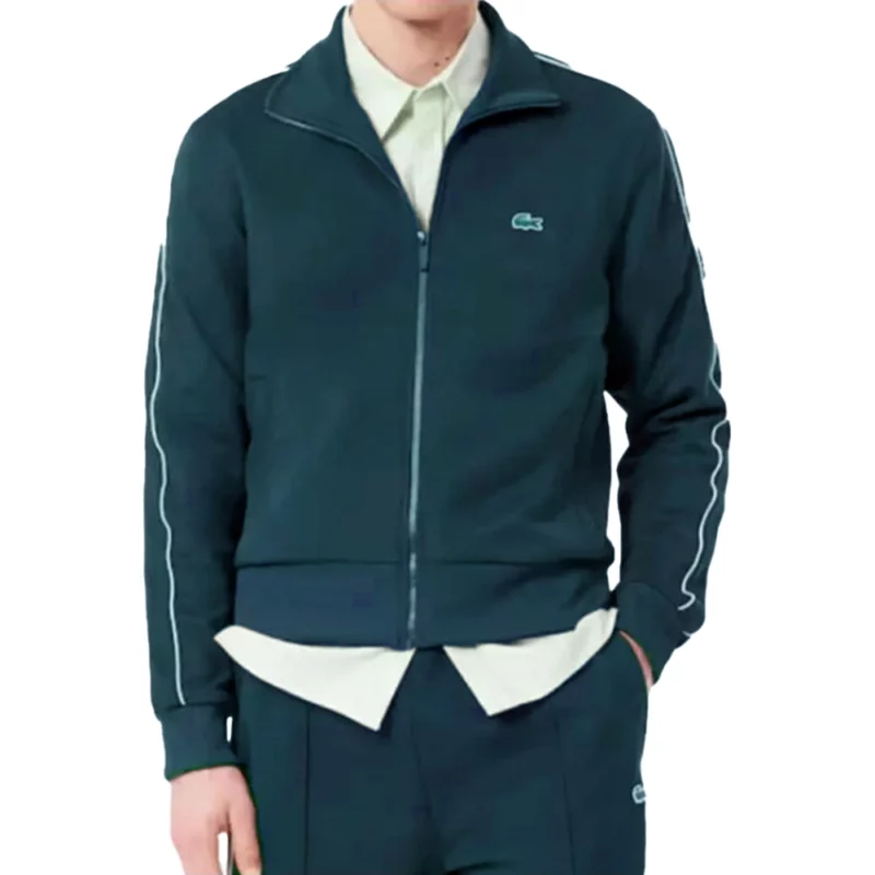Novak Djokovic Opens Tennis Educational Program Green Track Jacket