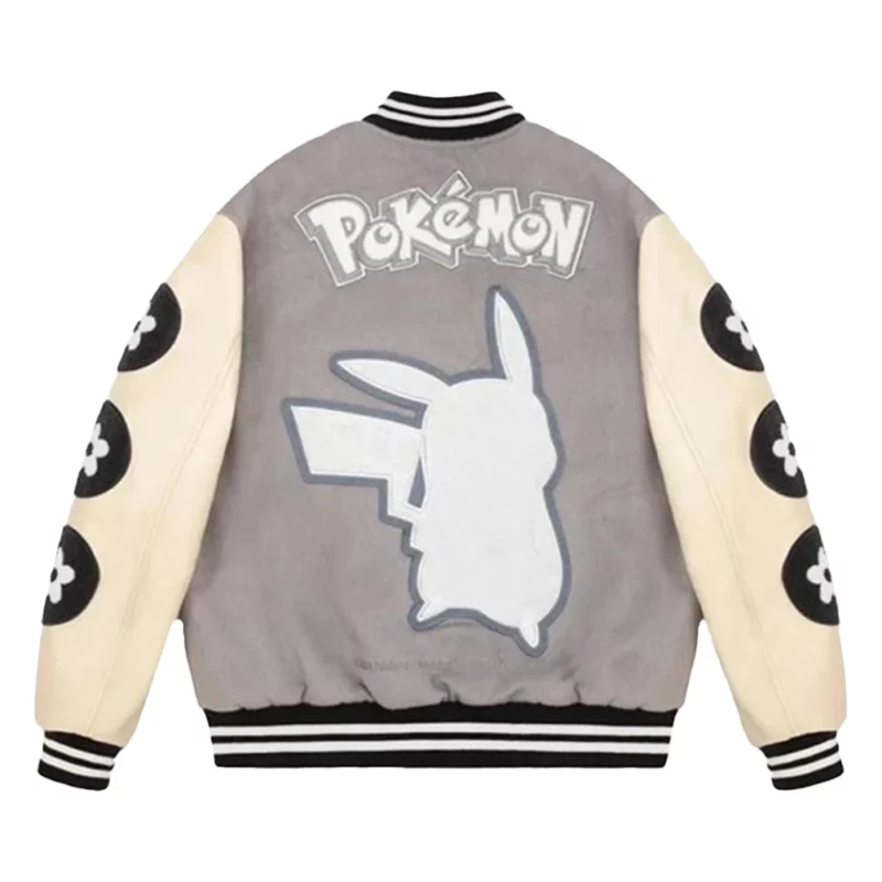 PokÃ©mon Pikachu Flower Varsity Jacket