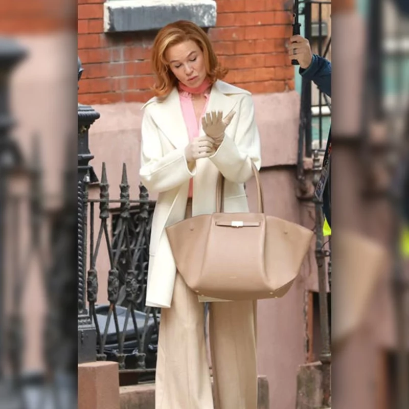 Renee Zellweger NYC Only Murders in the Building Coat