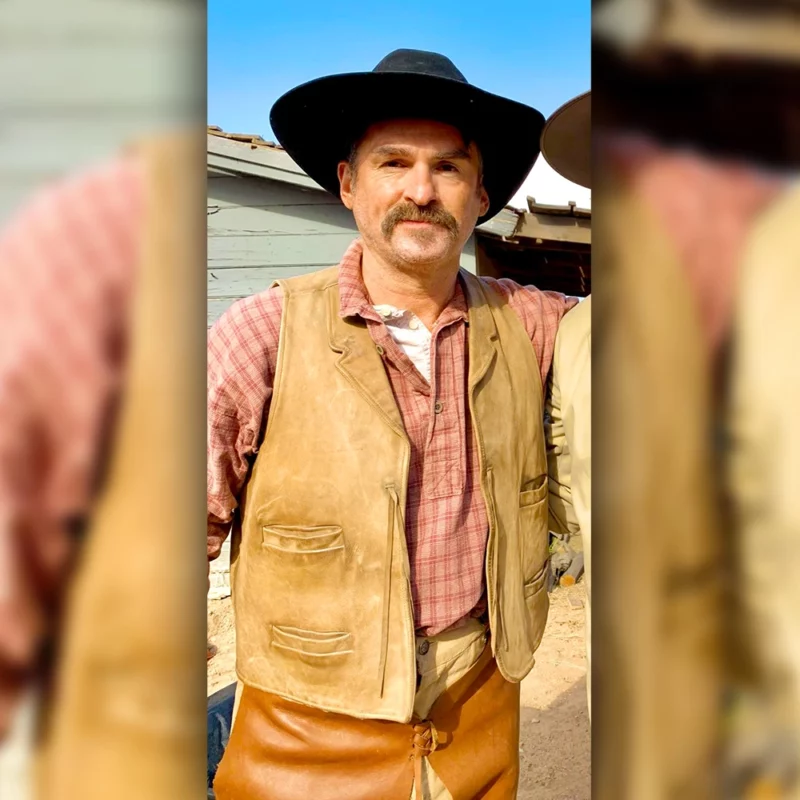 Rust Marty Lindsey CowhandHarley Brown Leather Vest
