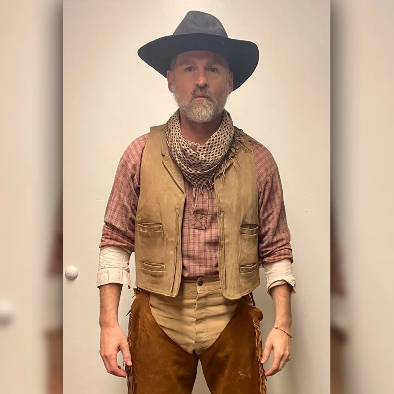 Rust Marty Lindsey CowhandHarley Brown Vest