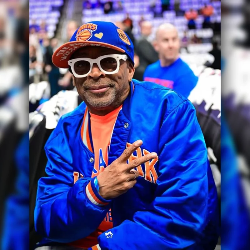 Spike Lee Caesars Arena Playoff New York Knicks Blue Jacket