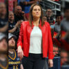Stephanie White Red Jacket