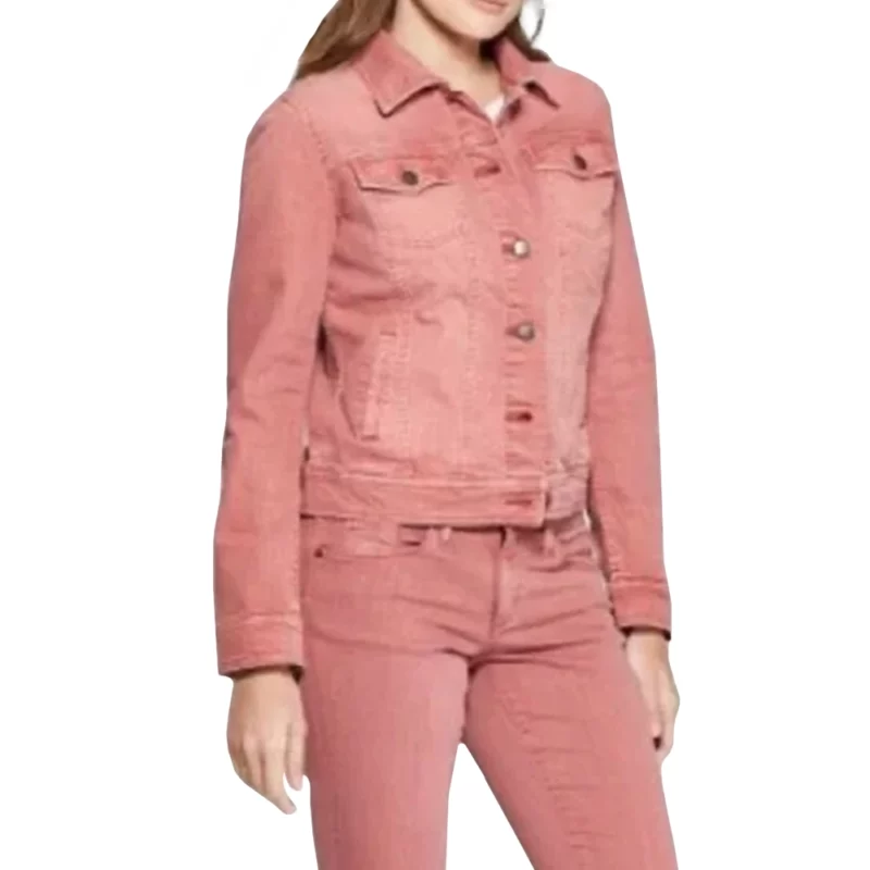 Sullivans Crossing S3 Pink Denim Jacket Lola Gunderson Jacket