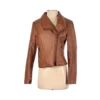 The Bondsman S01 Maryanne Dice Jennifer Nettles Brown Leather Jacket