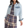 The Motherhood 2025 Patchwork Denim Jacket