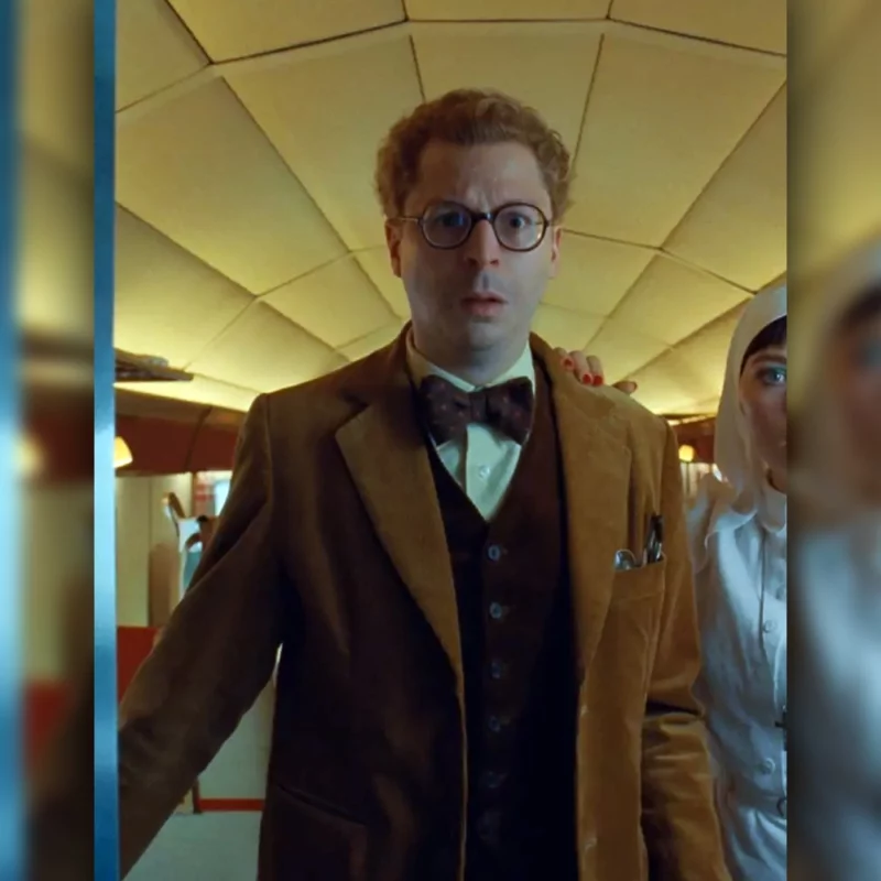 The Phoenician Scheme Bjorn Lund Michael Cera Brown Blazer