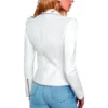The View 2025 Ana Navarro White Trim Leather Blazer