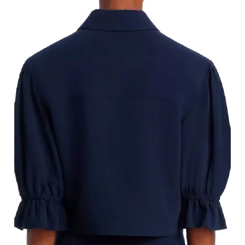 The View 2025 Joy Behar Button Navy Blue Jacket