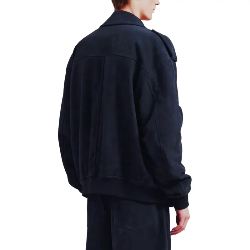 The View Matteo 2025 Lane Navy Leather Jacket