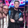 The Voice S27 Michael BublÃ© Black Leather Moto Jacket
