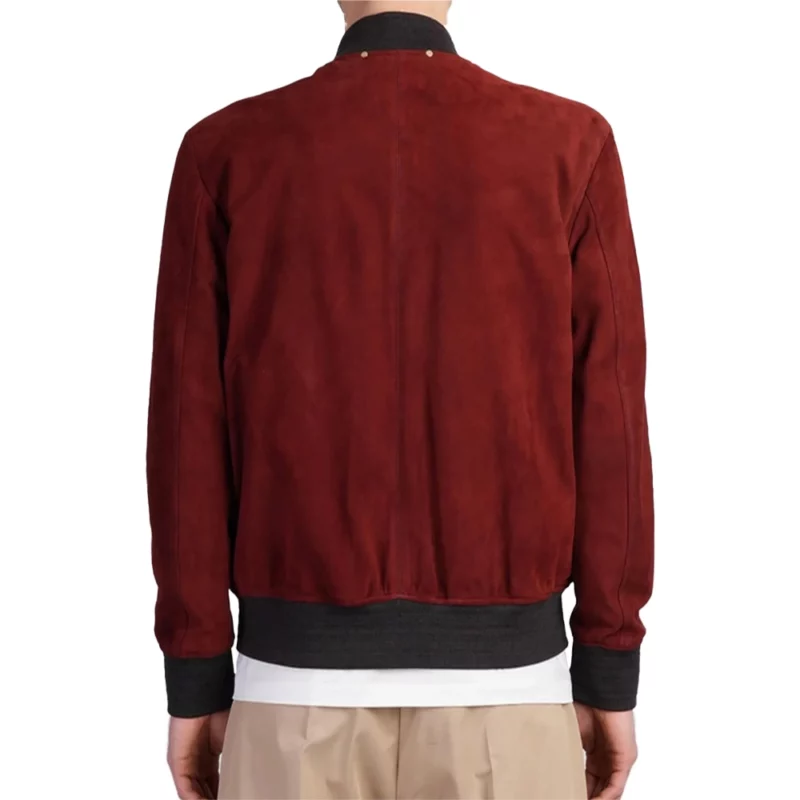 The Voice S27 Michael Buble Bomber Suede Leather Jacket
