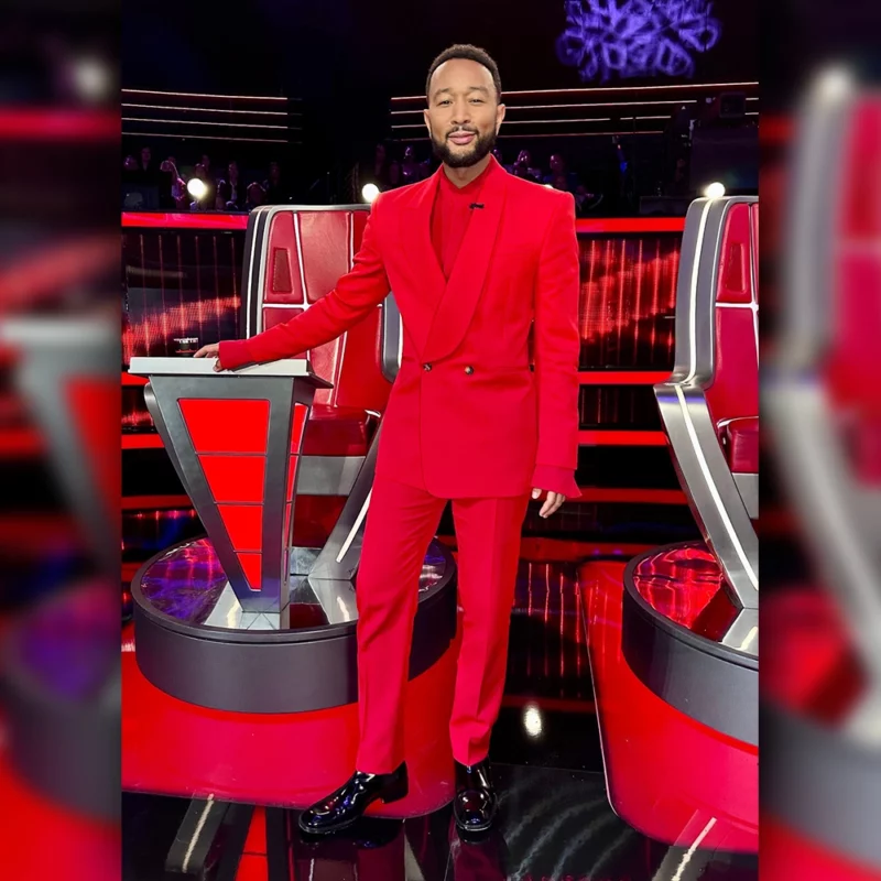 The Voice S27 Semi-Final Performances John Legend Suit
