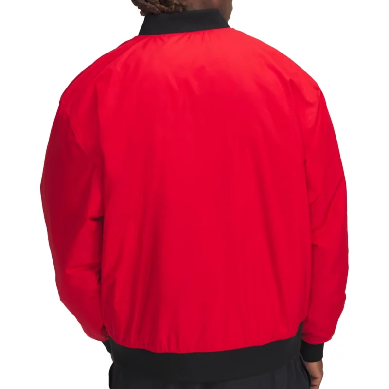 Timberwolves Vs Warriors Steph Curry Red Jacket