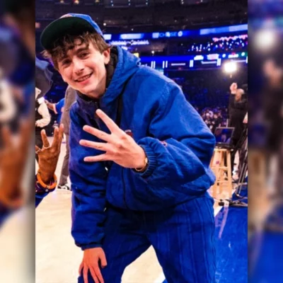 TimothÃ©e Chalamet Knicks Jacket