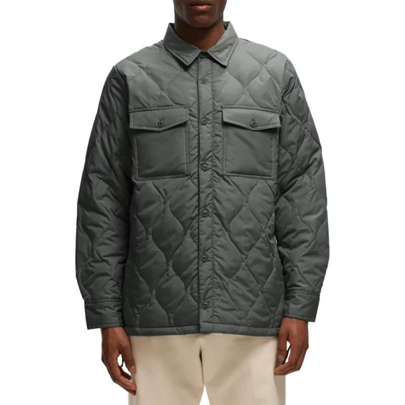 Tracker Oliver Rice Logan Green Quilted Jacket