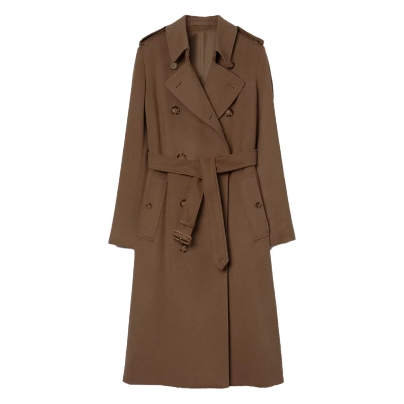 Tracker S02 Reenie Green Fiona Rene Brown Trench Coat