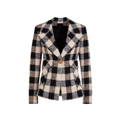 Will Trent S03 Amanda Wagner Checkered Blazer