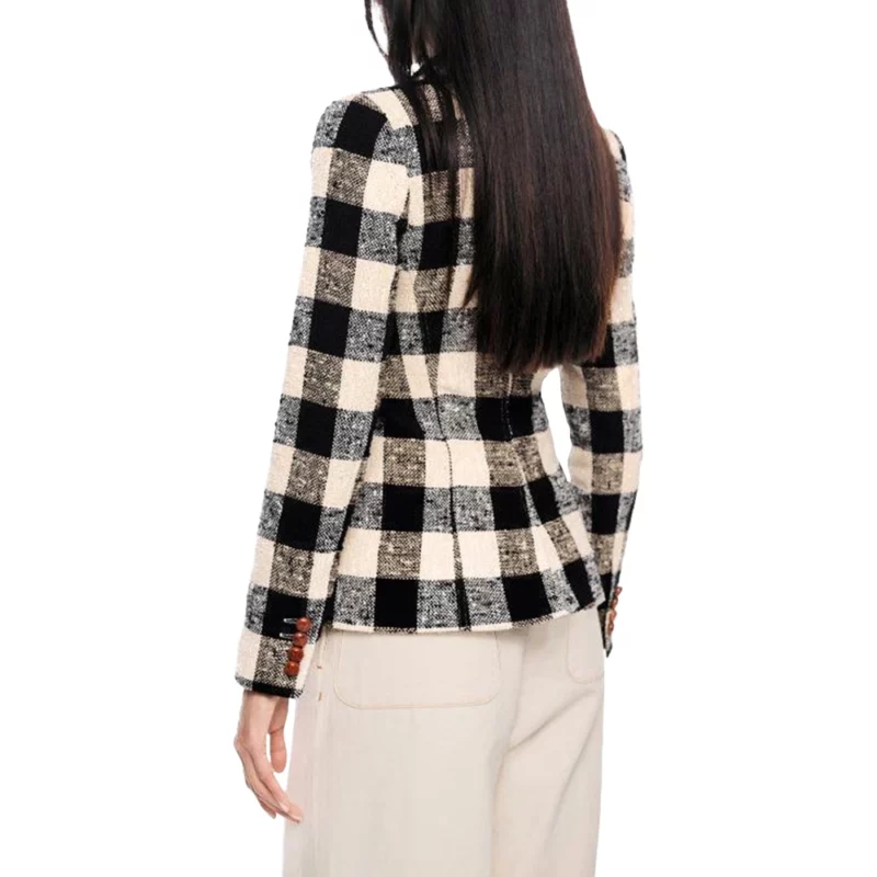 Will Trent S03 Amanda Wagner Sonja Sohn Checkered Blazer