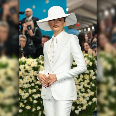 Zendaya Met Gala 2025 White Suit