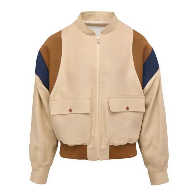 Aaron Taylor-Johnson Press Junket 2025 Bomber Jacket