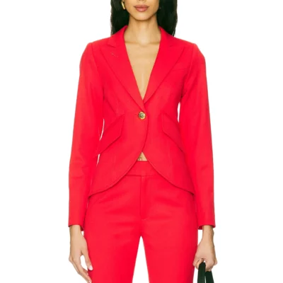 Access Daily Kelli Finglass Red Blazer