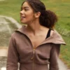 Antonia Gentry Ginny and Georgia Ginny Miller Cropped Hoodie