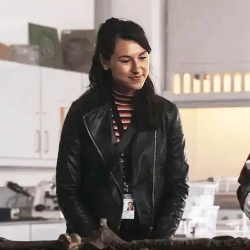 Art Detectives Nina Singh DC Shazia Malik Black Leather Jacket
