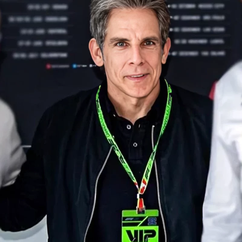 Ben Stiller Formula 1 Bomber Jacket