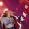 Beyonce Michael Hoban American Flag Jacket
