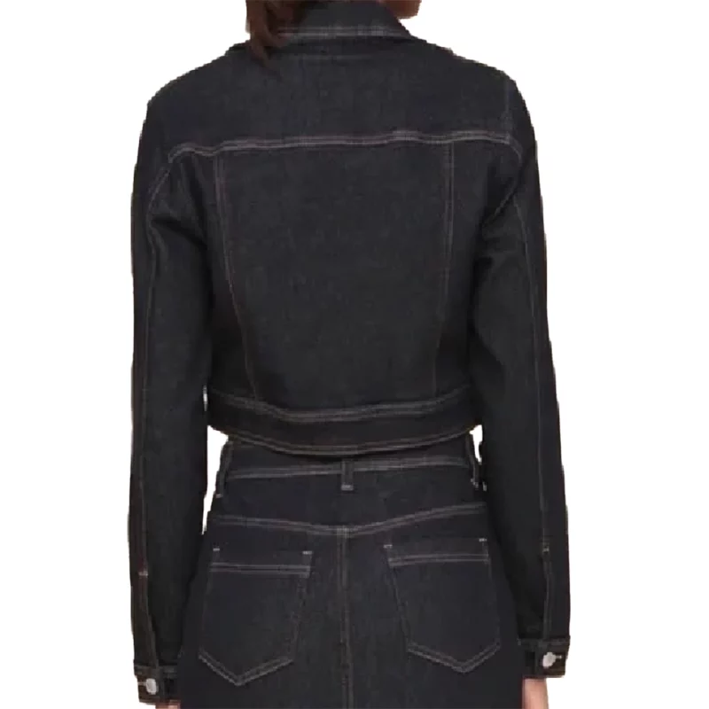Beyond the Gates Jen Jacob Black Denim Jacket